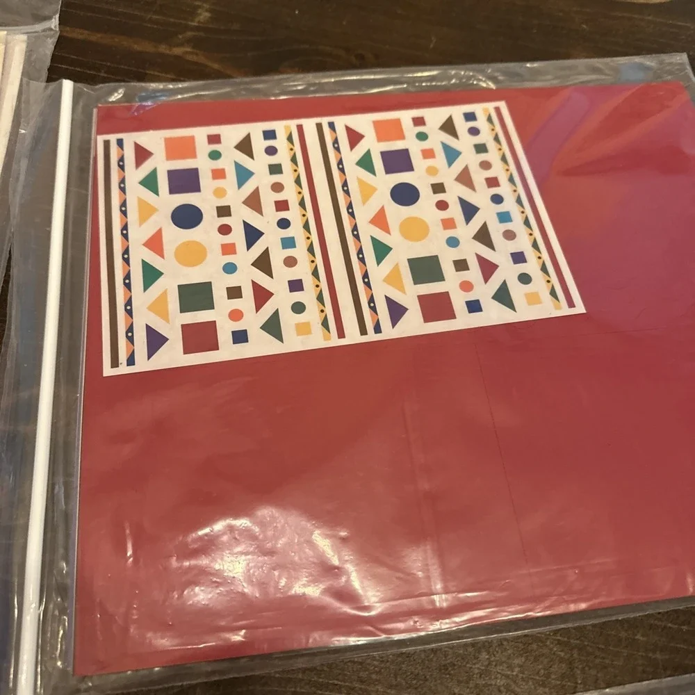 Creative Memories Short Cuts 4 Lot Classy Sassy Geometric Rickrack 560 Pcs VTG